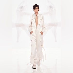Authentic RARE Zimmermann white/ivory utility jumpsuit 0